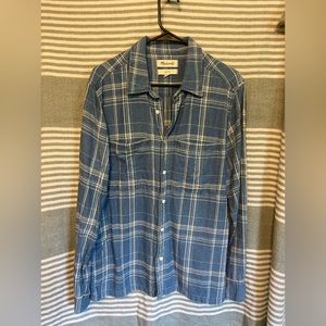 Madewell‎ Boyfriend Button Down Easy Fit Shirt Size S